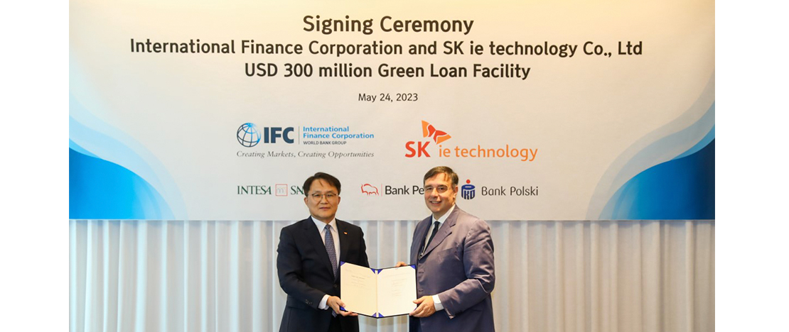 SK IE Technology secured USD 300 million of Green Loan from IFC